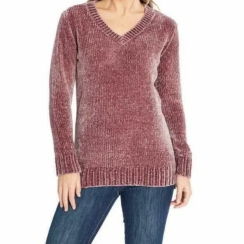 NWT ORVIS Mauve Chenille Sweater
